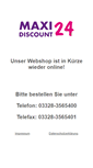 Mobile Screenshot of maxidiscount24.de